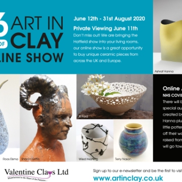 Art In Clay Online Show Invite